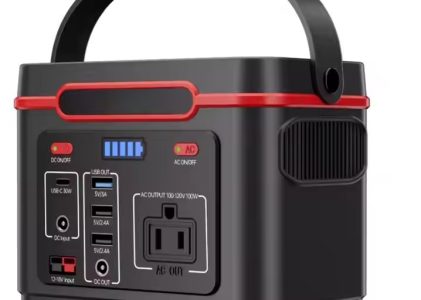 Portable Power Station 100W, 111Wh 30000mAh Power Bank with AC Outlet 3 Outputs External Battery Pack Laptop Charger